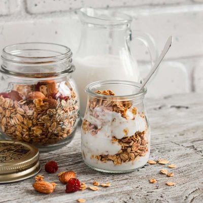 Chocolate Granola Parfait