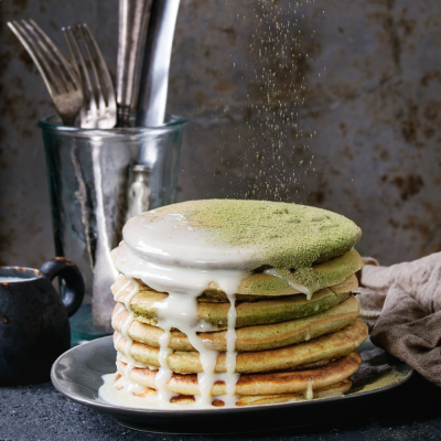 matcha-tea-pancakes