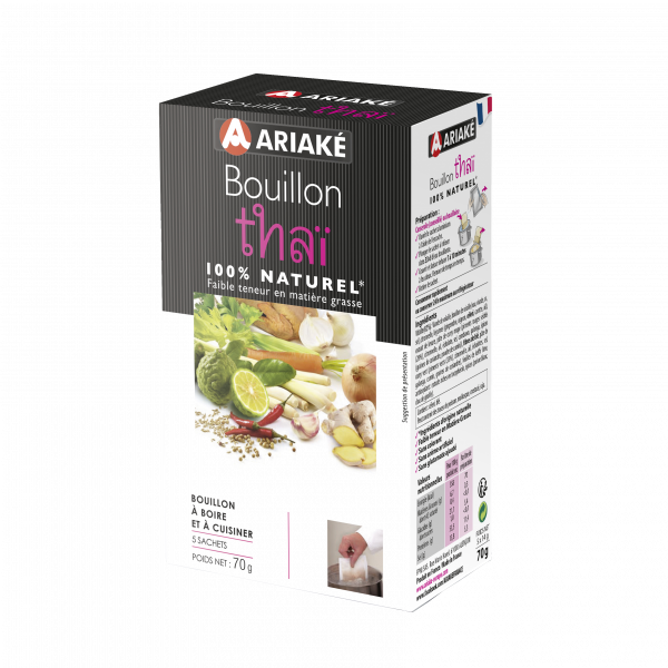 ARIAKE, Thaï bouillons to infuse, 5 sachets
