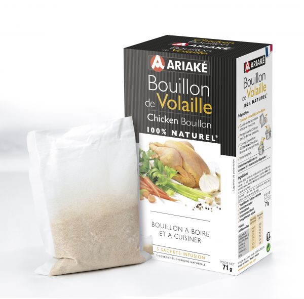 ARIAKE, Poultry bouillons to infuse, 5 sachets
