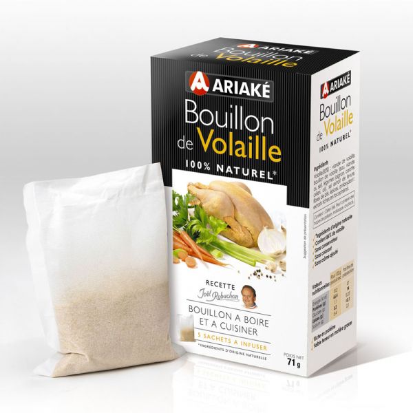 ARIAKE, Poultry bouillons to infuse, 5 sachets
