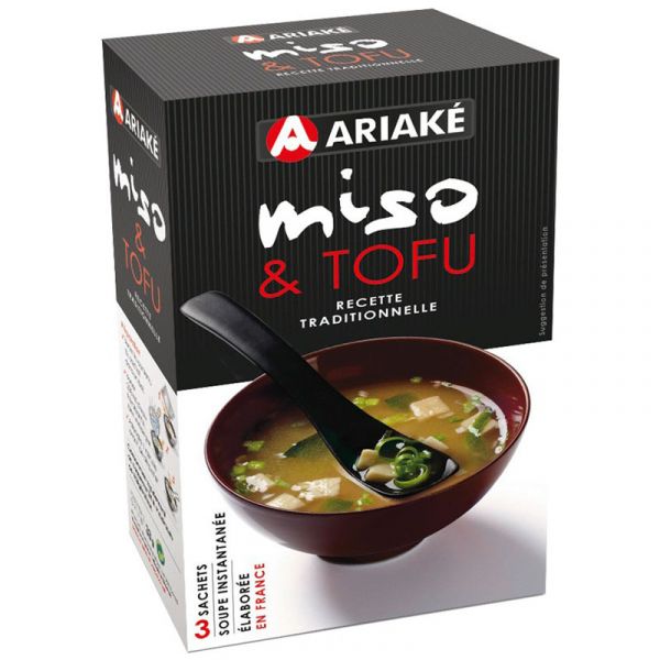 ARIAKE, Tofu Miso soup, 3 sachets
