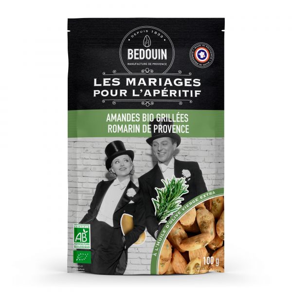 Amandes BIO au romarin de Provence*, 100 g