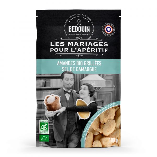 Amandes BIO au sel de Camargue* 100g