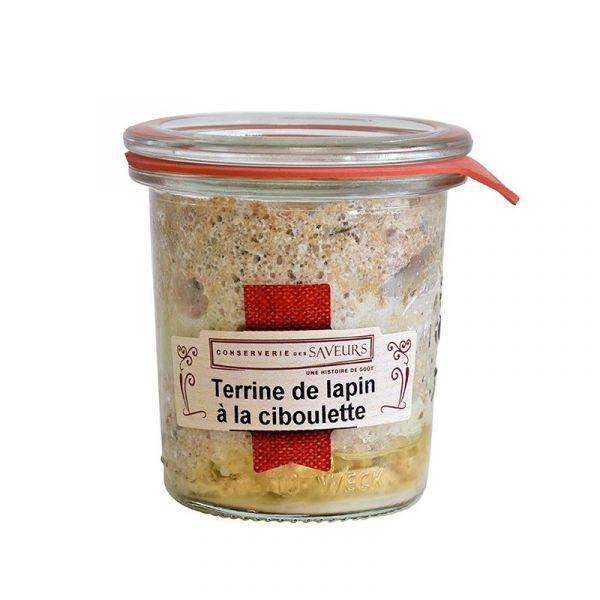 Rabbit terrine with chive, 100 g