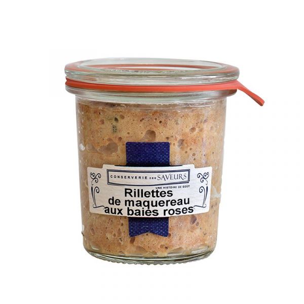 Mackrel rillettes with pink peppercorn