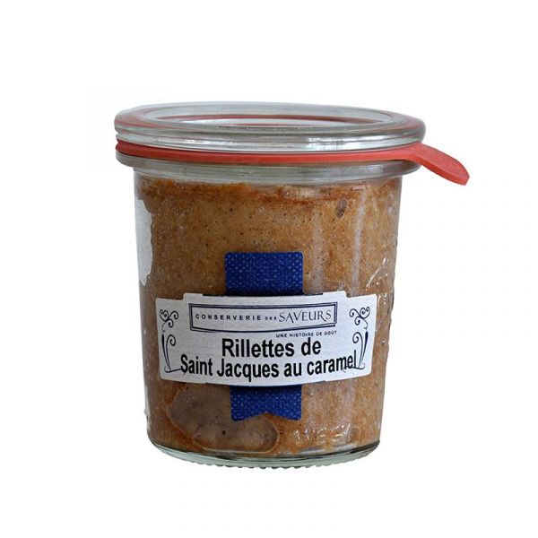 Scallops rillettes with caramel