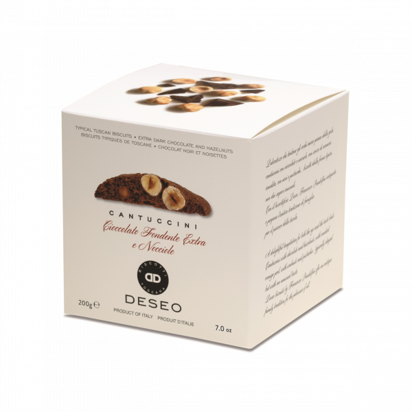 Cantuccini dark chocolate with hazelnuts, 200 g