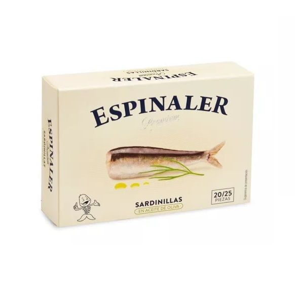 Baby sardines with olive oil, 20-25 pieces