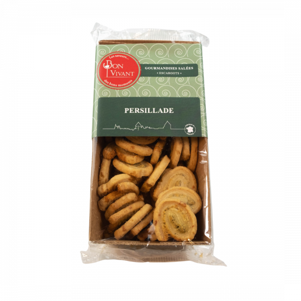 Escargots feuilletés, fourrés persillade, 60 g