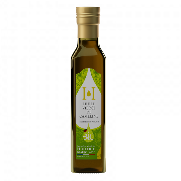 Organic Camelina seed virgin oil, 25 cl