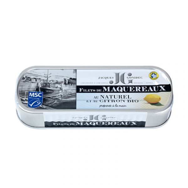 Plain mackrel filets with lemon