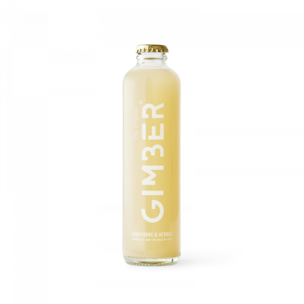 GIMBER Ready-to-drink ginger lemon, yuzu and herbs