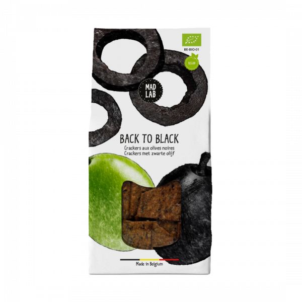 Organic olive vegan crackers, 110 g
