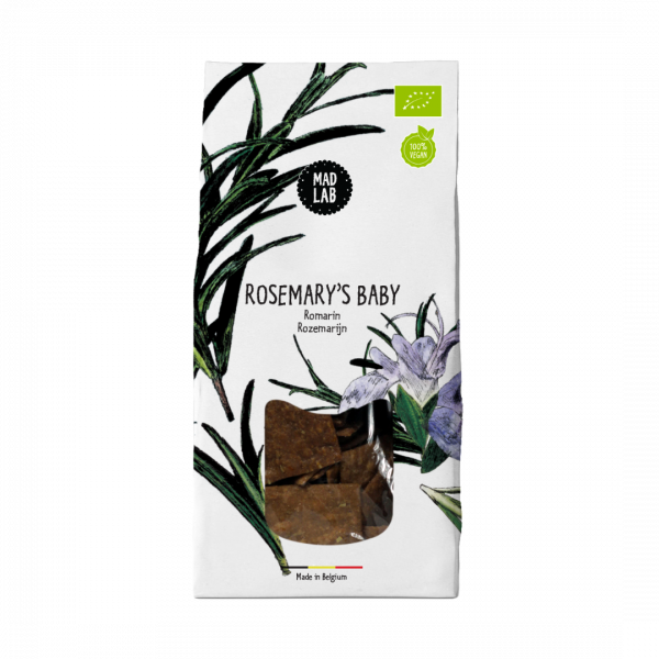 Organic vegan rosemary crackers, 110 g
