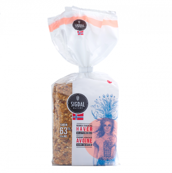 Gluten free oat crispy Norwegian bread, 190 g