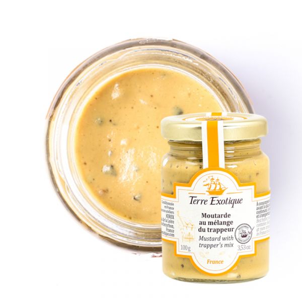 Mustard with trapper's mix, 100 g