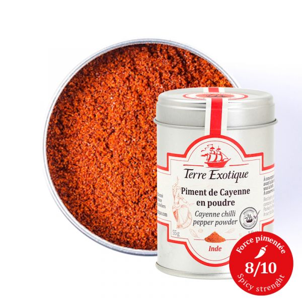 Cayenne chilli pepper powder