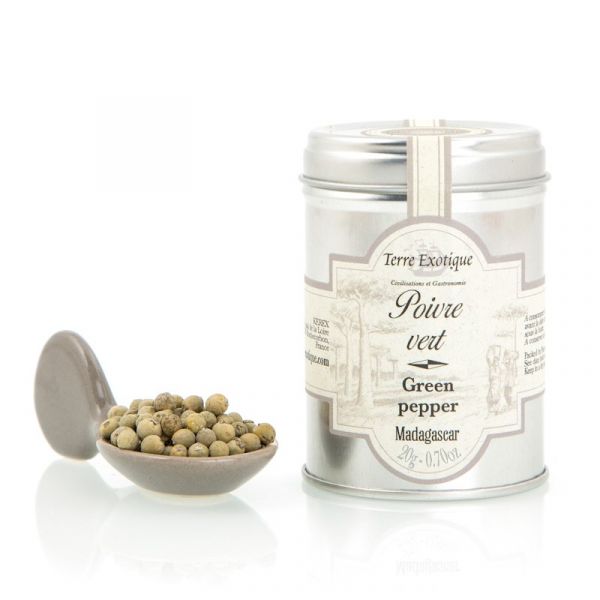 Green freeze-dried pepper