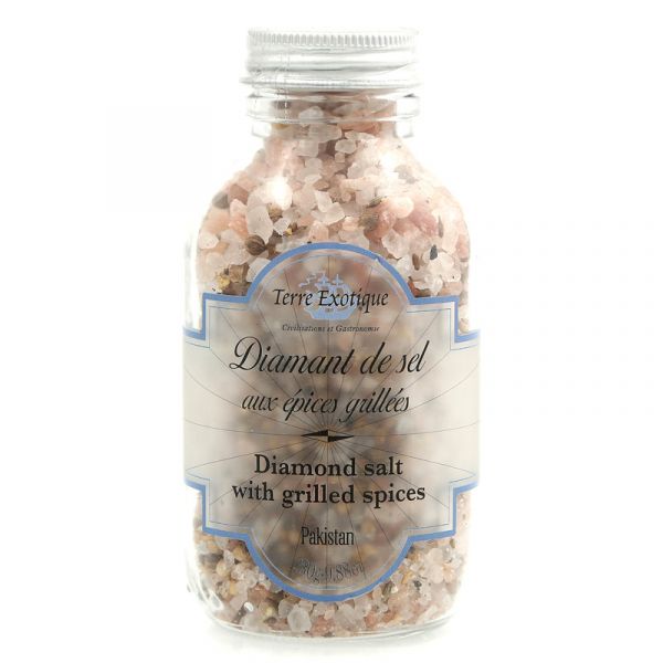 Diamond salt with roasted spices