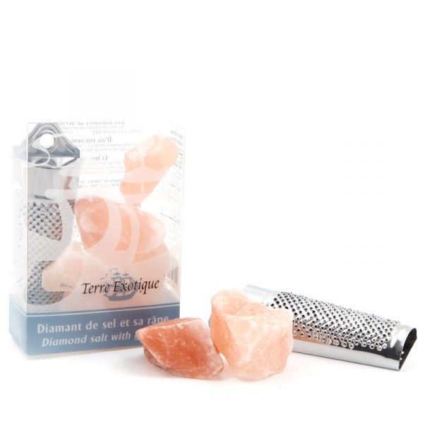 Salt diamond with grater