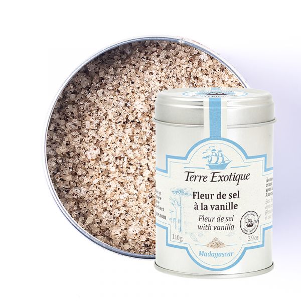 Fleur de sel with vanilla