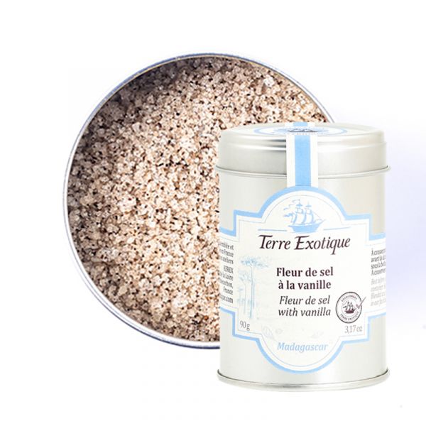 Fleur de sel with vanilla