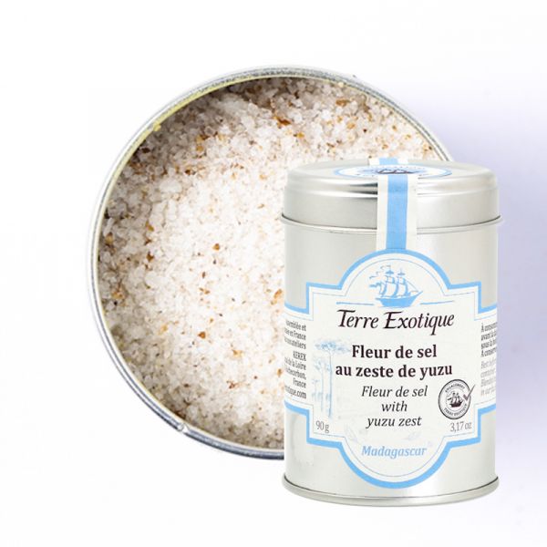 Fleur de sel with yuzu zest