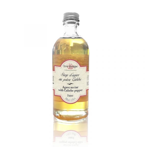 Agave syrup with cubeb pepper