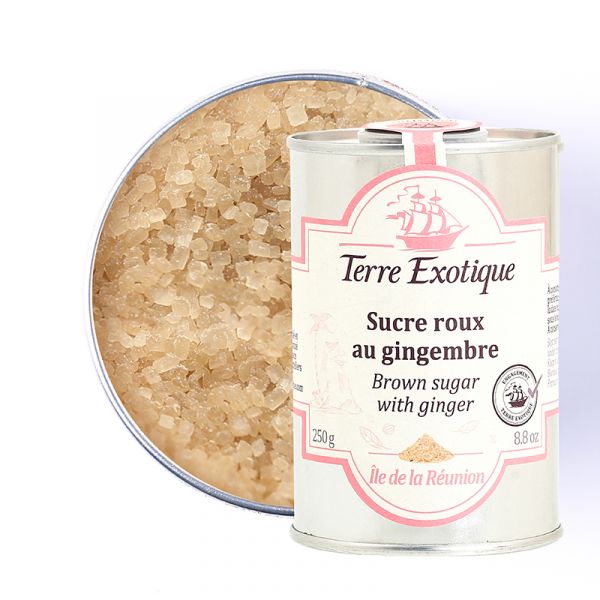 Brown sugar with ginger