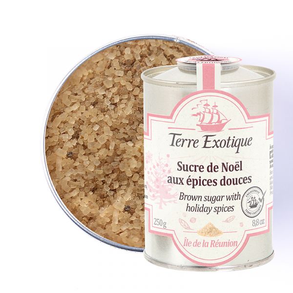 Christmas sugar, Sugarcane with spices, 250 g