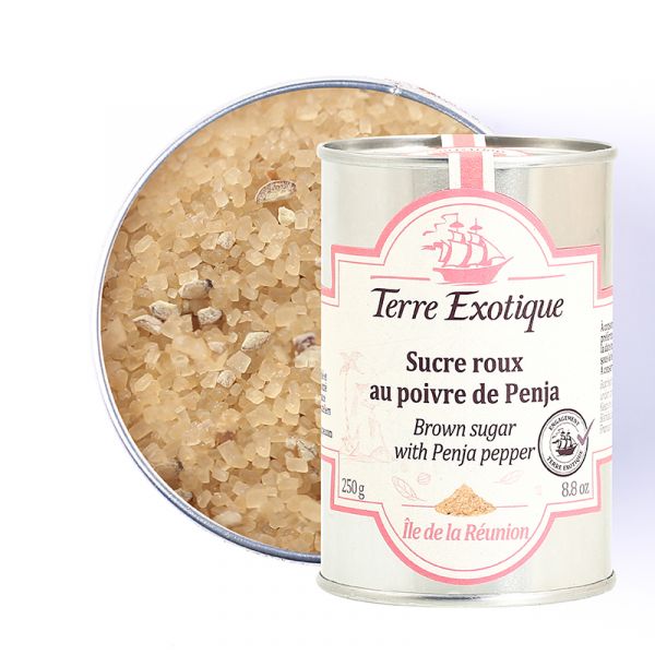 Brown sugar with Penja pepper