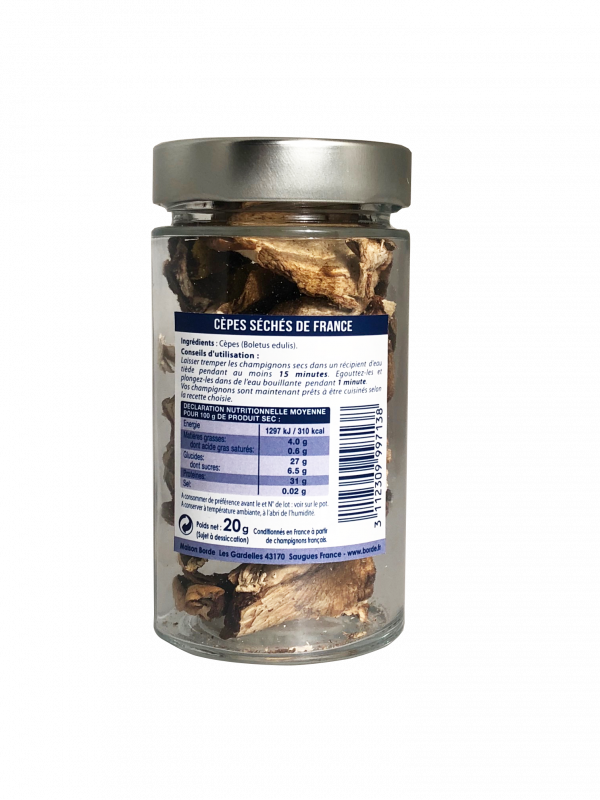 Cèpes séchés de France, 20 g