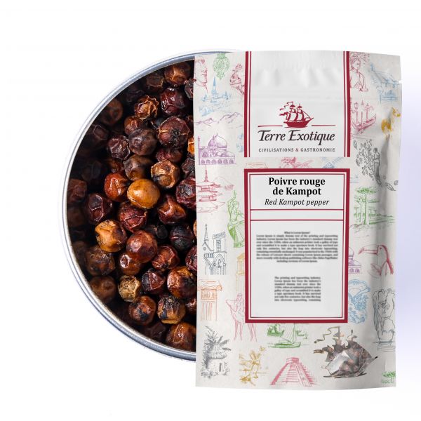 Kampot pepper PGI red