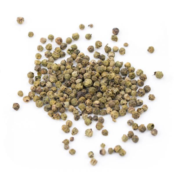 Green dehydrated pepper