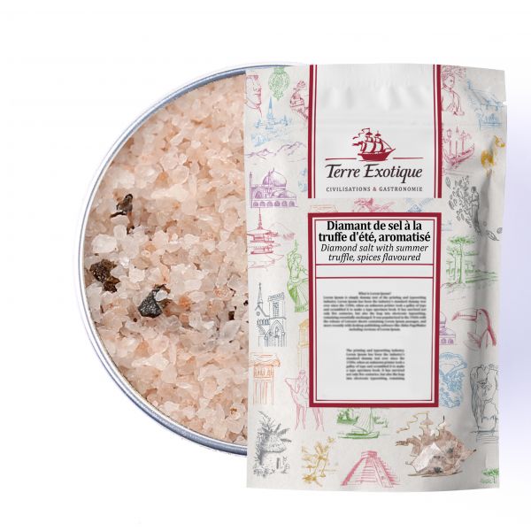 Diamond salt with summer truffle, flavoured