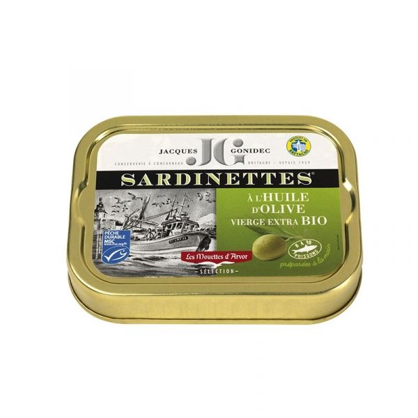 Sardinettes with olive oil, 100 g