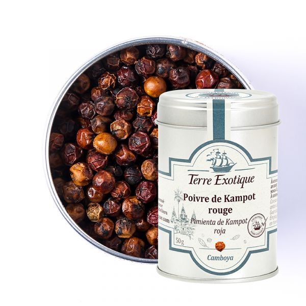 Red Kampot Pepper, 50g (short BBD)