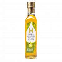 Toasted organic sesame virgin oil, 25 cl